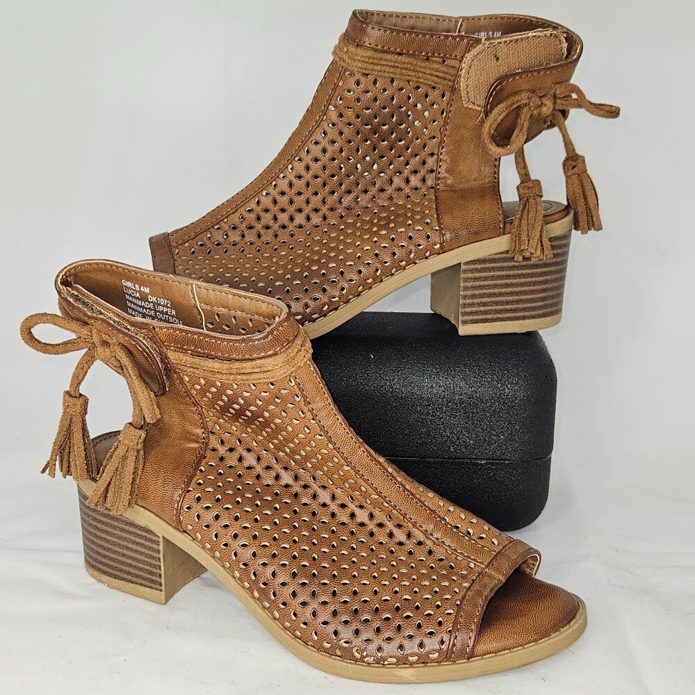 Mia, Tan, Faux Patterned Leather, Lucia, 2" Heel, Shoes, Size: 6